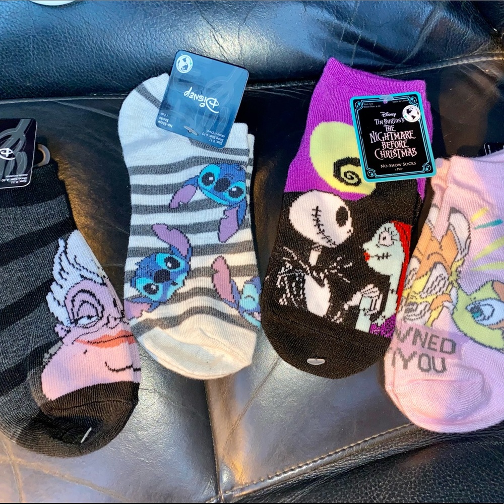 NWT** Set of 4 Disney socks - Picture 1 of 6